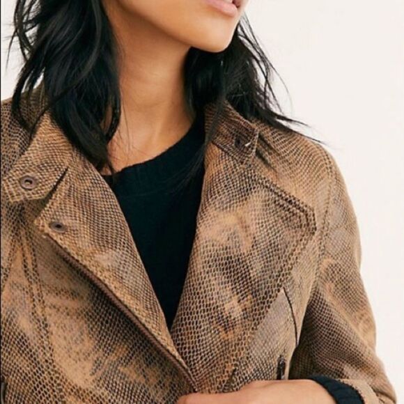 NWOT Vegan leather jacket size L - Picture 4 of 8